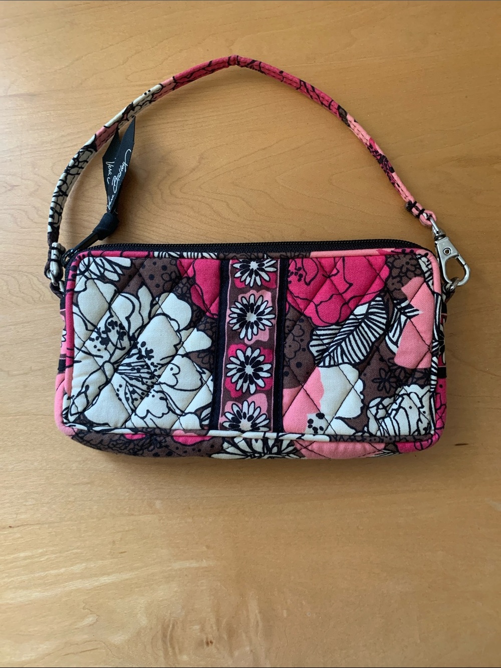 Vera Bradley wristlet Mocha Rouge